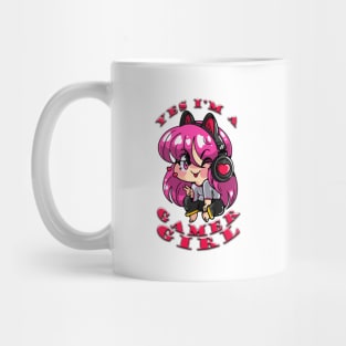 Yes Im A Gamer Girl Red Mug